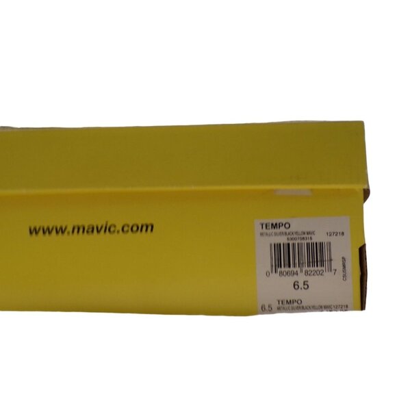 Mavic Tempo 6.5 Cycling Shoes NEW Black Silver Ergonomic Design Vtg Look Durable - Picture 2 of 7